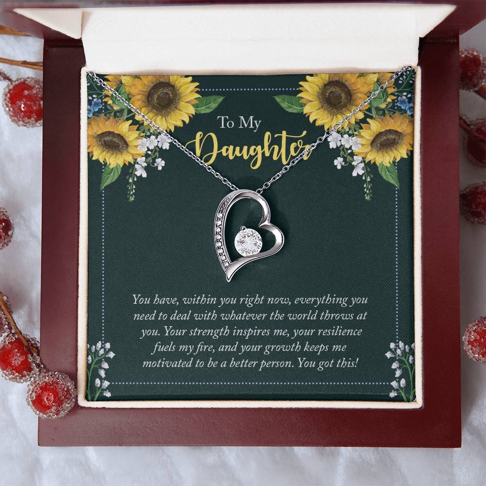 "To My Precious Daughter: A Token of My Love"