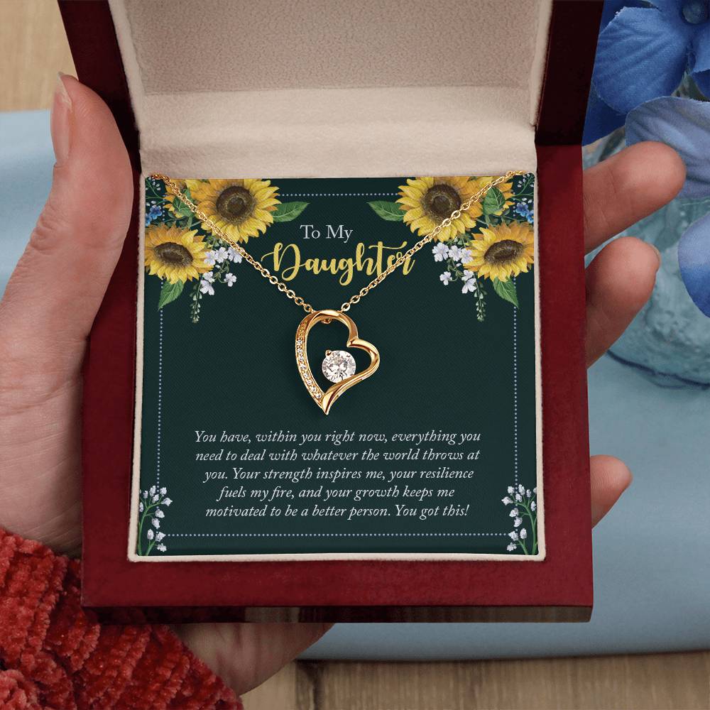 "To My Precious Daughter: A Token of My Love"