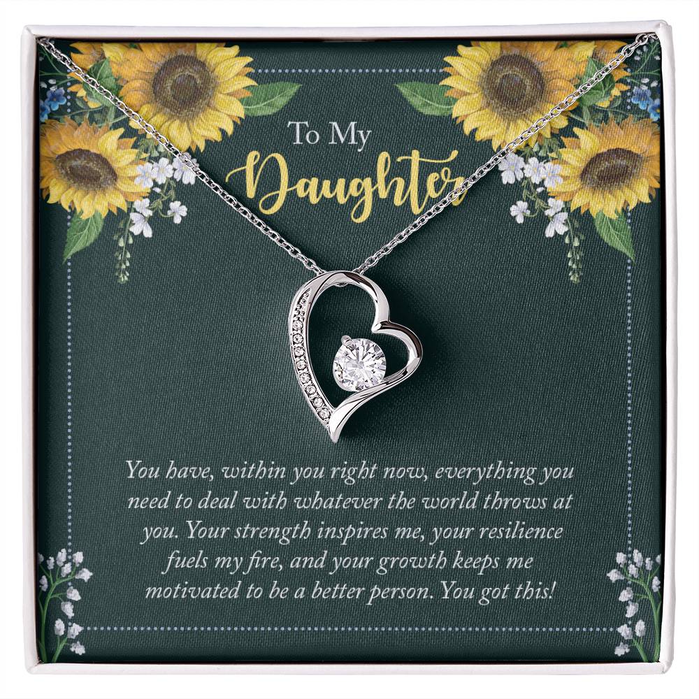 "To My Precious Daughter: A Token of My Love"