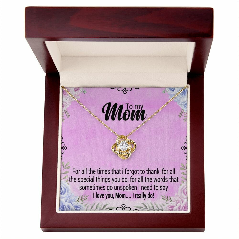 To My Mom Necklace Mother's Day Gifts Christmas Gifts Mom Gift from Son Present For Mom Custom Jewelry Case Mom Birthday Gift Mothers