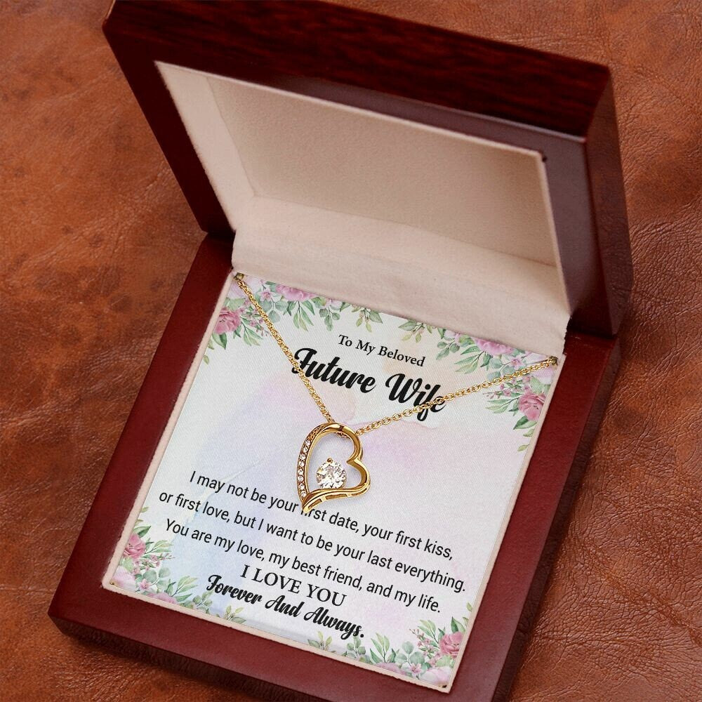 To My Future Wife Necklace, Last Everything Necklace, Engagement Gifts for Future Wife, Christmas Gift for Future wife, Fiancee Gifts